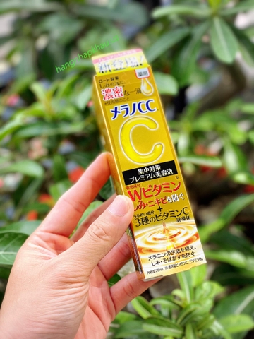 Vitamin C tinh khiết Rohto Melano CC Premium (20ml) - MADE IN JAPAN.