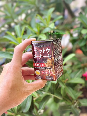 Chống đột quỵ Nattokinase 2000FU Orihiro (60 viên) - MADE IN JAPAN