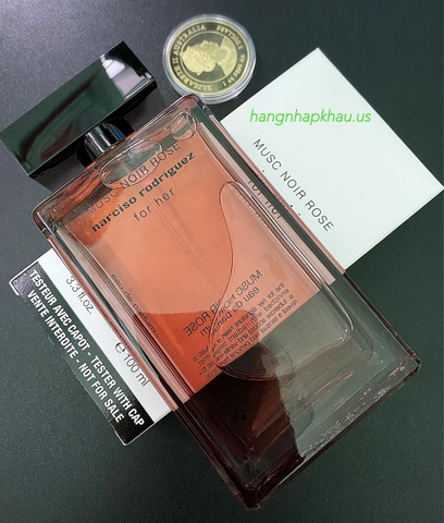 Narciso Rodriguez Musc Noir Rose For Her EDP 100ml TESTER - MADE IN FRANCE.