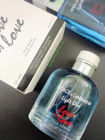 Dolce & Gabbana Light Blue Love Is Love Pour Homme EDT 125ml TESTER - MADE IN FRANCE.