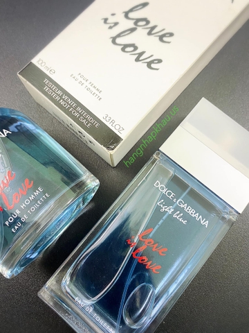 Dolce & Gabbana Light Blue Love Is Love EDT 100ml TESTER - MADE IN FRANCE.