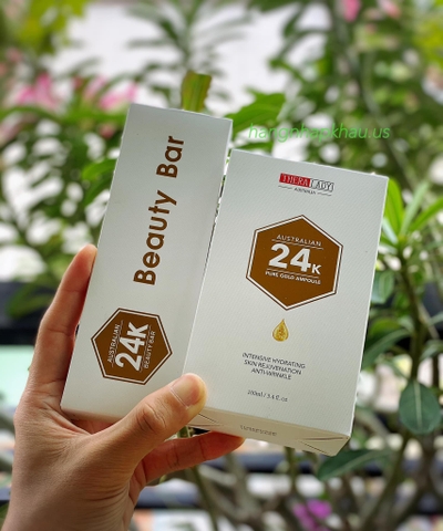 Cây khuếch tán và tinh chất vàng 24K Pure Gold Ampoule - MADE IN AUSTRALIA.