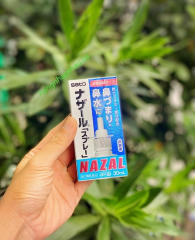 Xịt mũi sát khuẩn, tiệt trùng Nazal (30ml) - MADE IN JAPAN.