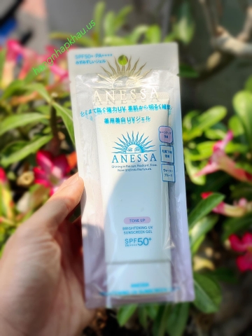 Gel chống nắng, nâng tông Anessa Whitening UV Sunscreen Gel mẫu mới (90g) - MADE IN JAPAN.