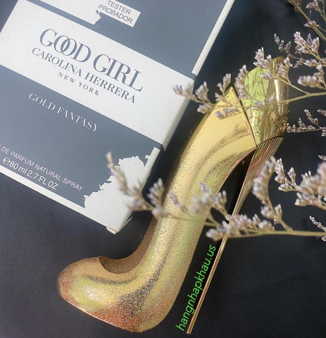 Carolina Herrera Good Girl Gold Fantasy EDP 80ml TESTER - MADE IN SPAIN.