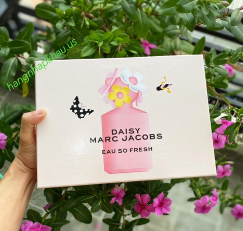 Gift set Marc Jacobs Daisy Eau So Fresh EDT (3pcs) - MADE IN FRANCE.