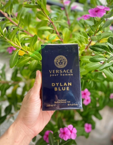 Tắm gội hương nước hoa Versace Dylan Blue Pour Homme Bath & Shower Gel (250ml) - MADE IN ITALY.