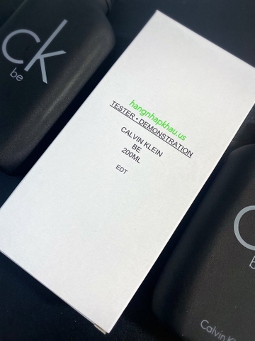 Calvin Klein Be EDT 200ml TESTER - MADE IN SPAIN.