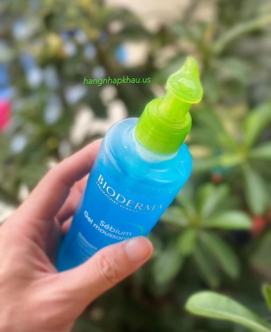 Gel rửa mặt tạo bọt Bioderma Sebium Gel Moussant 200ml - MADE IN FRANCE.
