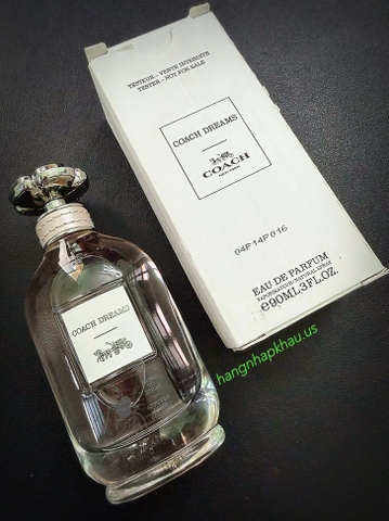 Coach Dreams EDP 90ml TESTER - MADE IN FRANCE.