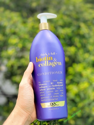 Dầu Xả Biotin & Collagen (750ml) - MADE IN USA.