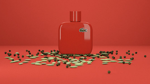Lacoste Eau de Lacoste L.12.12 Rouge - Energetic EDT Pour Homme 100ml - MADE IN GERMANY.