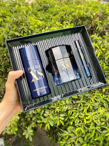 Set Nước hoa Paco Rabanne Pure XS - MADE IN FRANCE.