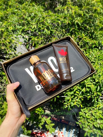 Gift set Dsquared2 Wood Pour Homme - MADE IN ITALY.