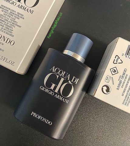 Giorgio Armani Acqua Di Gio Profondo EDP 75ml TESTER - MADE IN FRANCE.