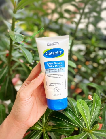 Sữa rửa mặt hạt Cetaphil Extra Gentle Daily Scrub (178ml) - MADE IN GERMANY.