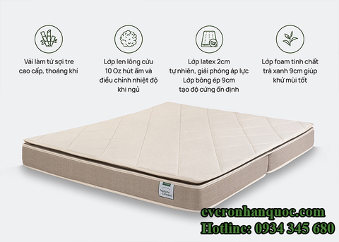 Đệm foam Artemis Nature Dream Support