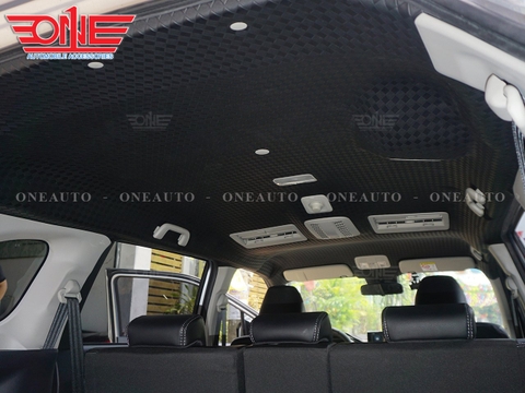 Bọc trần ô tô Toyota Veloz chất liệu da ép hoạ tiết mới nhất !