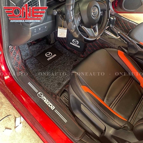 Thảm lót sàn ô tô 8D MAZDA 3 đời 2015 - 2019