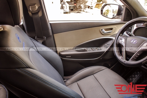 Bọc ghế da Nappa ô tô Santafe