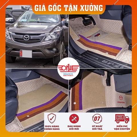 Thảm Lót Sàn 360 Độ Xe Mazda BT50 2018