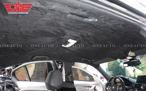 Bọc trần da lộn xe ô tô BMW tại Biên Hòa