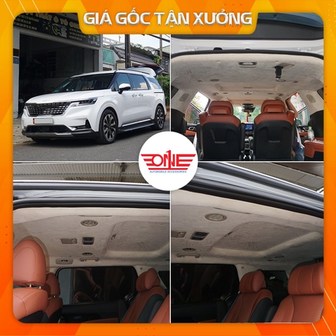Bọc trần da lộn xe KIA Carnival  tại Biên Hòa