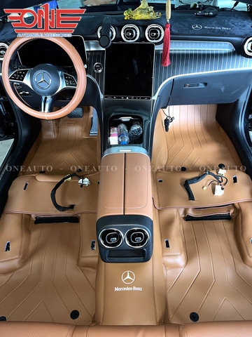 Thảm lót sàn 360 cao cấp xe Merc GLC 200 4matic 2024