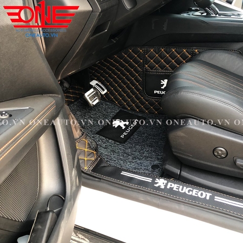 Thảm lót sàn ô tô 8D Peugeot 3008 Full viền cửa