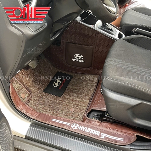 Thảm lót sàn ô tô Hyundai Venue 8D Tràn viền cửa
