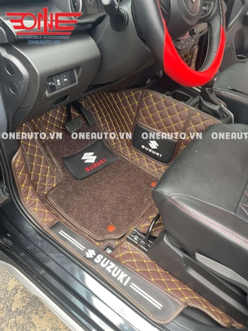 Thảm lót sàn ô tô 8D SUZUKI XL7 Full viền cửa