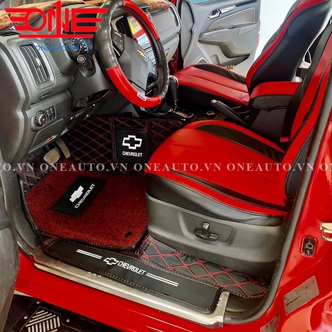 Thảm lót sàn ô tô 8D tràn viền cửa xe Chevrolet Colorado