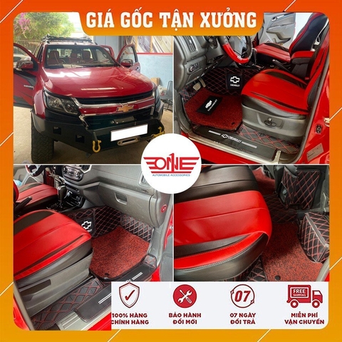 Thảm lót sàn ô tô 8D tràn viền cửa xe Chevrolet Colorado