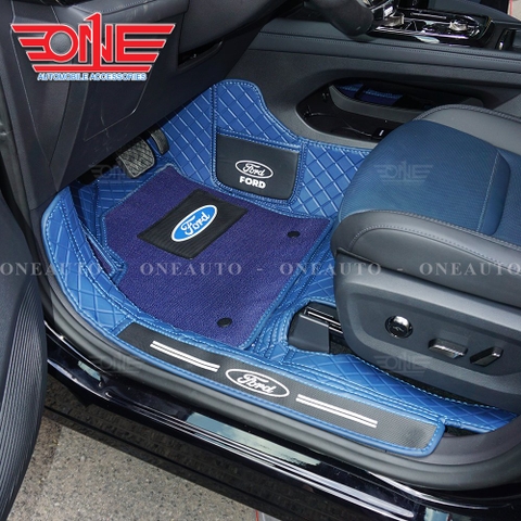 Thảm lót sàn ô tô 8D xe Ford Territory 2022 Full viền cửa