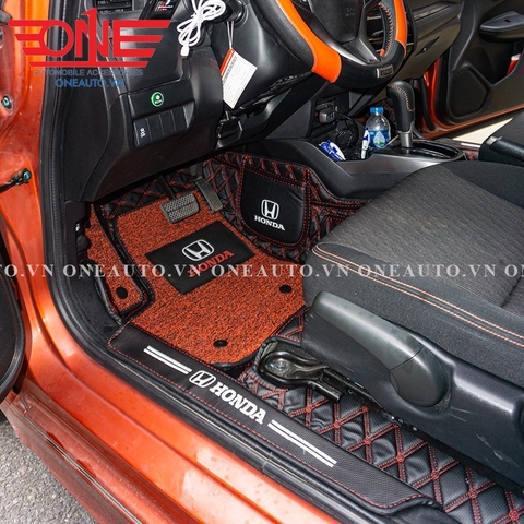 Thảm lót sàn ô tô 8D Honda JAZZ phủ viền cửa