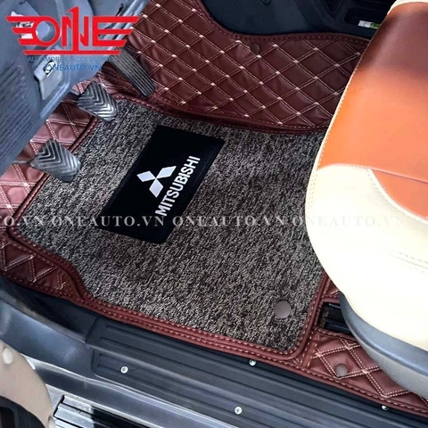 Thảm lót sàn ô tô 6D xe Mitsubishi Pajero 2000