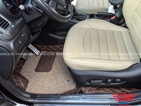 Thảm Lót Sàn Ô Tô 5D 6D KIA Cerato 2018