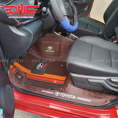 Thảm lót sàn ô tô 8D Xe Toyota Vios 2024 Full viền cửa