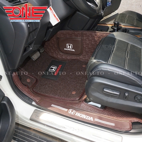 Thảm lót sàn ô tô 8D Honda CRV 2017 - 2023 Full viền cửa