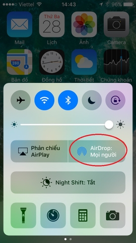 HƯỚNG DẪN CÁCH SỬ DỤNG AIRDROP IPHONE