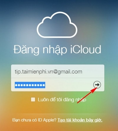 Sử dụng Icloud tìm Iphone trên IOS