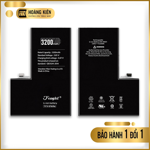 Pin iPhone 14 Pro FEAGLET ( 3200mAh )