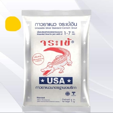 Crocodilie Silver Grout ( Màu: Vàng Nhạt, Kem, Socola, Nâu Nhạt, Xám, Đen )