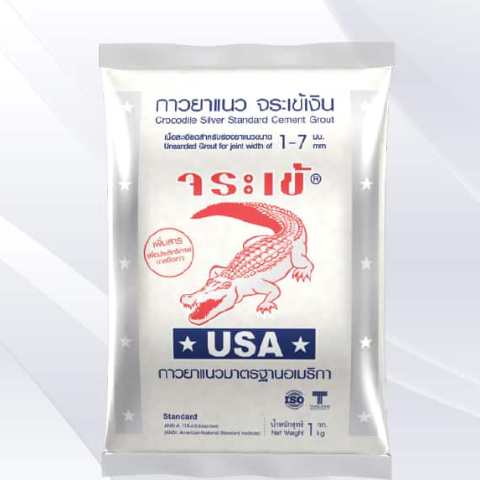Crocodil Silver Grount ( Màu: trắng, xám tự nhiên )