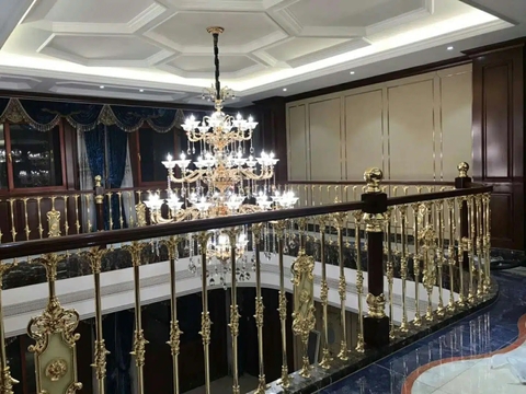 Cầu thang TLK-A75A wide balustrade