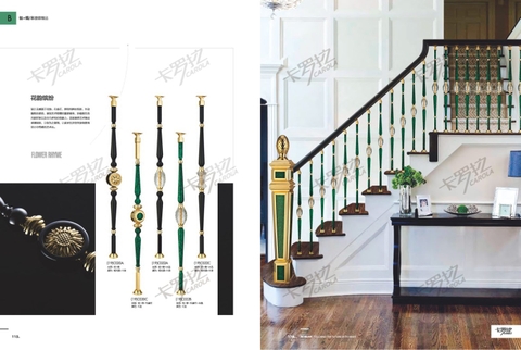 Cầu Thang nhôm (19)C022B balustrade