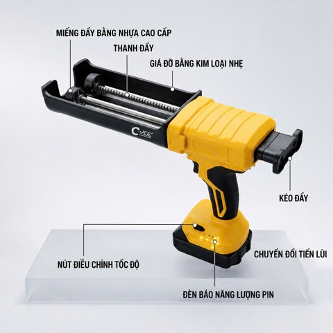 SUNG ĐIỆN BẮN KEO 2 THÀNH PHẦN