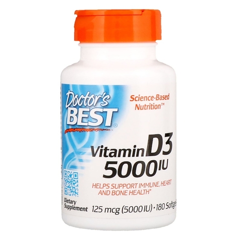 Vitamin D3 5000 IU 180 viên