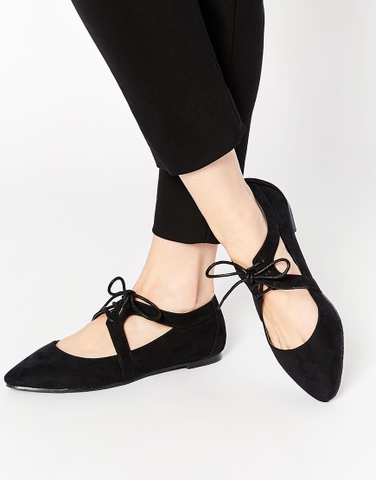 Giày búp bê mũi nhọn Asos