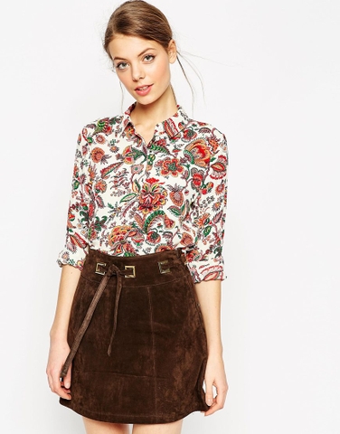 Chân váy Kaki Asos